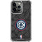 NBA Los Angeles Clippers Black Rust iPhone 14 Pro Clear Case